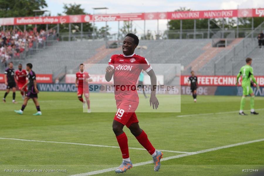 Benjika Caciel, AKON Arena, Würzburg, 06.08.2023, sport, action, BFV, Fussball, Saison 2023/2024, 3. Spieltag, Regionalliga Bayern, FCB, FWK, FC Bayern München II, FC Würzburger Kickers - Bild-ID: 2372949