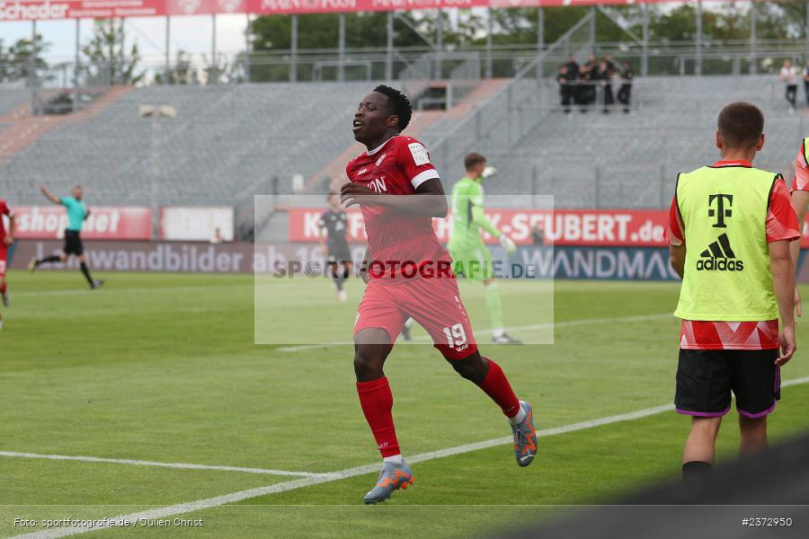 Benjika Caciel, AKON Arena, Würzburg, 06.08.2023, sport, action, BFV, Fussball, Saison 2023/2024, 3. Spieltag, Regionalliga Bayern, FCB, FWK, FC Bayern München II, FC Würzburger Kickers - Bild-ID: 2372950