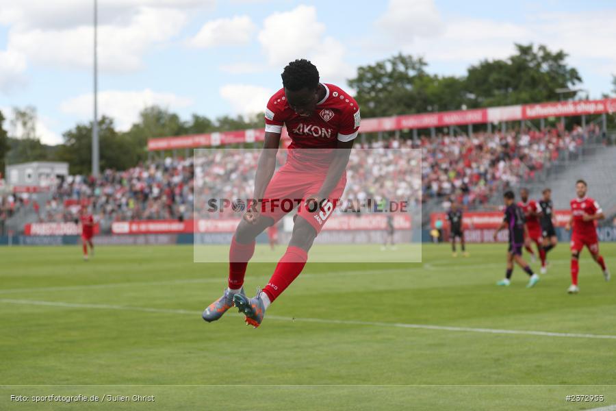Benjika Caciel, AKON Arena, Würzburg, 06.08.2023, sport, action, BFV, Fussball, Saison 2023/2024, 3. Spieltag, Regionalliga Bayern, FCB, FWK, FC Bayern München II, FC Würzburger Kickers - Bild-ID: 2372953