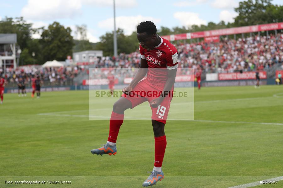 Benjika Caciel, AKON Arena, Würzburg, 06.08.2023, sport, action, BFV, Fussball, Saison 2023/2024, 3. Spieltag, Regionalliga Bayern, FCB, FWK, FC Bayern München II, FC Würzburger Kickers - Bild-ID: 2372957