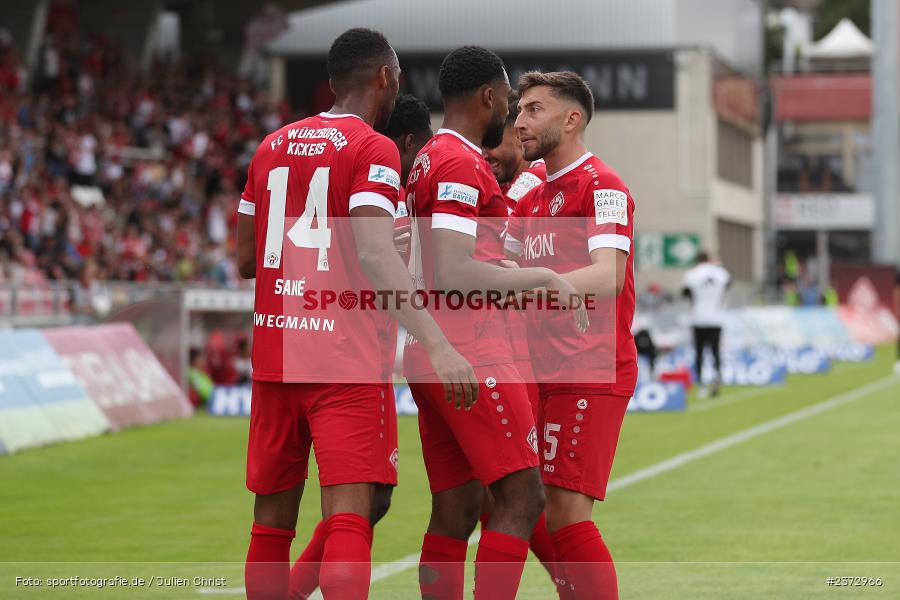 Benjika Caciel, AKON Arena, Würzburg, 06.08.2023, sport, action, BFV, Fussball, Saison 2023/2024, 3. Spieltag, Regionalliga Bayern, FCB, FWK, FC Bayern München II, FC Würzburger Kickers - Bild-ID: 2372966