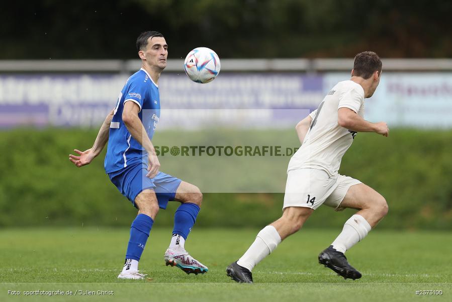 Julian Horn, Sportgelände, Unterpleichfeld, 06.08.2023, sport, action, BFV, Fussball, Saison 2023/2024, 4. Spieltag, Landesliga Nordwest, TUS, TSV, TuS 1893 Aschaffenburg-Leider, TSV Unterpleichfeld - Bild-ID: 2373100