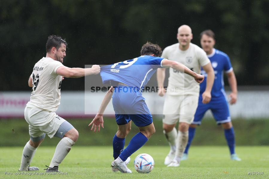 Felix Schäfer, Sportgelände, Unterpleichfeld, 06.08.2023, sport, action, BFV, Fussball, Saison 2023/2024, 4. Spieltag, Landesliga Nordwest, TUS, TSV, TuS 1893 Aschaffenburg-Leider, TSV Unterpleichfeld - Bild-ID: 2373107