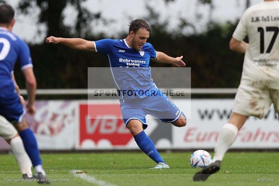 Kevin Dees, Sportgelände, Unterpleichfeld, 06.08.2023, sport, action, BFV, Fussball, Saison 2023/2024, 4. Spieltag, Landesliga Nordwest, TUS, TSV, TuS 1893 Aschaffenburg-Leider, TSV Unterpleichfeld - Bild-ID: 2373115