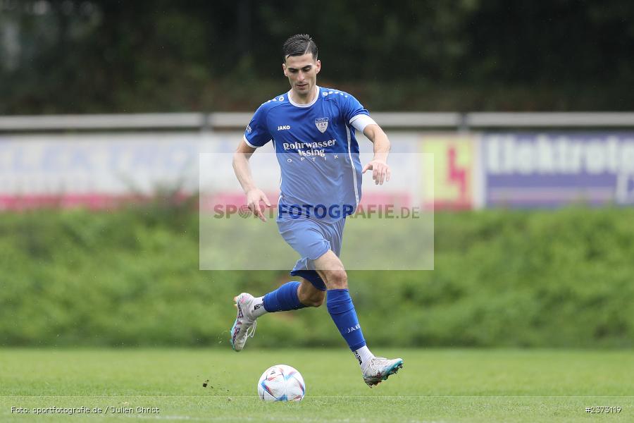 Julian Horn, Sportgelände, Unterpleichfeld, 06.08.2023, sport, action, BFV, Fussball, Saison 2023/2024, 4. Spieltag, Landesliga Nordwest, TUS, TSV, TuS 1893 Aschaffenburg-Leider, TSV Unterpleichfeld - Bild-ID: 2373119