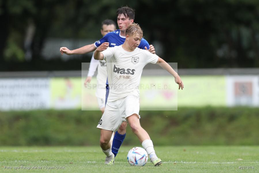 Luca Staab, Sportgelände, Unterpleichfeld, 06.08.2023, sport, action, BFV, Fussball, Saison 2023/2024, 4. Spieltag, Landesliga Nordwest, TUS, TSV, TuS 1893 Aschaffenburg-Leider, TSV Unterpleichfeld - Bild-ID: 2373174 Luca Staab, Sportgelände, Unterpleichfeld, 06.08.2023, sport, action, BFV, Fussball, Saison 2023/2024, 4. Spieltag, Landesliga Nordwest, TUS, TSV, TuS 1893 Aschaffenburg-Leider, TSV Unterpleichfeld - Bild-ID: 2373174