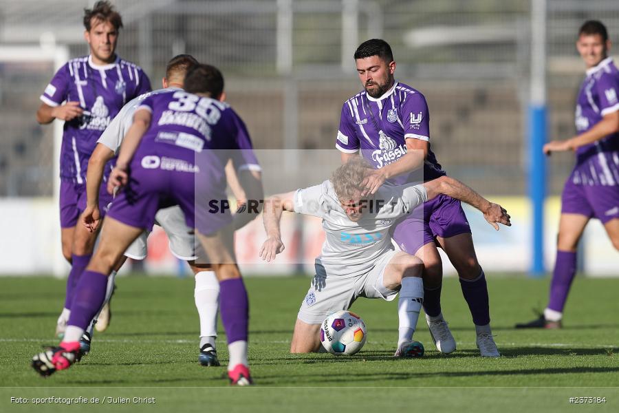 Roberto Desch, Stadion am Schönbusch, Aschaffenburg, 11.08.2023, sport, action, BFV, Fussball, Saison 2023/2024, 4. Spieltag, Regionalliga Bayern, FCE, SVA, FC Eintracht Bamberg, SV Viktoria Aschaffenburg - Bild-ID: 2373184