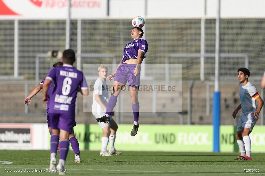 Patrick Görtler, Stadion am Schönbusch, Aschaffenburg, 11.08.2023, sport, action, BFV, Fussball, Saison 2023/2024, 4. Spieltag, Regionalliga Bayern, FCE, SVA, FC Eintracht Bamberg, SV Viktoria Aschaffenburg - Bild-ID: 2373185