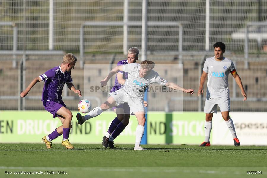 Roberto Desch, Stadion am Schönbusch, Aschaffenburg, 11.08.2023, sport, action, BFV, Fussball, Saison 2023/2024, 4. Spieltag, Regionalliga Bayern, FCE, SVA, FC Eintracht Bamberg, SV Viktoria Aschaffenburg - Bild-ID: 2373191
