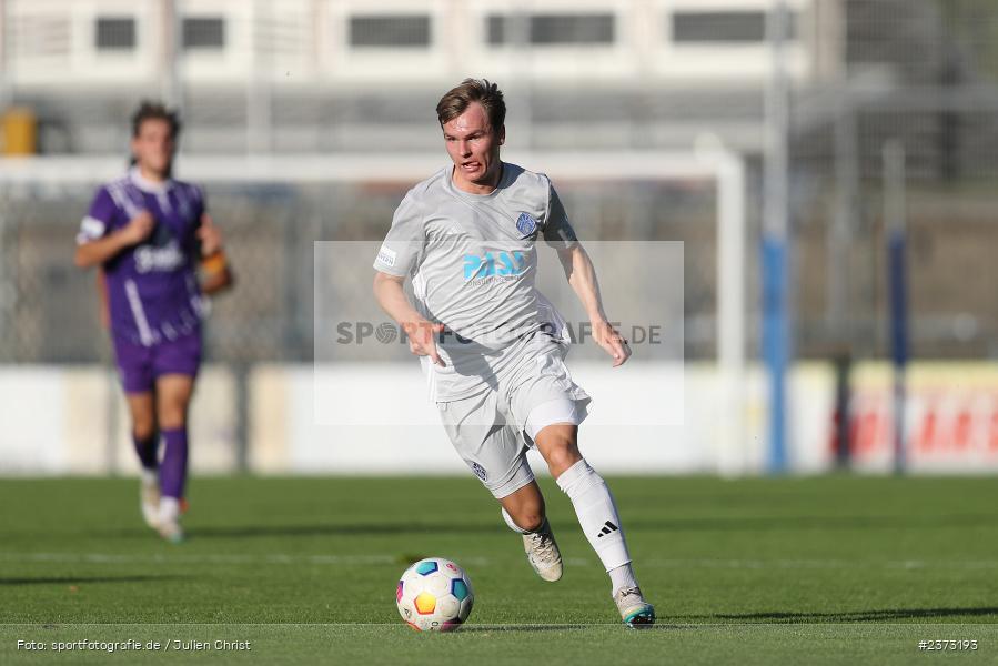 Tom Schulz, Stadion am Schönbusch, Aschaffenburg, 11.08.2023, sport, action, BFV, Fussball, Saison 2023/2024, 4. Spieltag, Regionalliga Bayern, FCE, SVA, FC Eintracht Bamberg, SV Viktoria Aschaffenburg - Bild-ID: 2373193