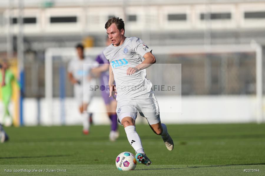 Tom Schulz, Stadion am Schönbusch, Aschaffenburg, 11.08.2023, sport, action, BFV, Fussball, Saison 2023/2024, 4. Spieltag, Regionalliga Bayern, FCE, SVA, FC Eintracht Bamberg, SV Viktoria Aschaffenburg - Bild-ID: 2373194