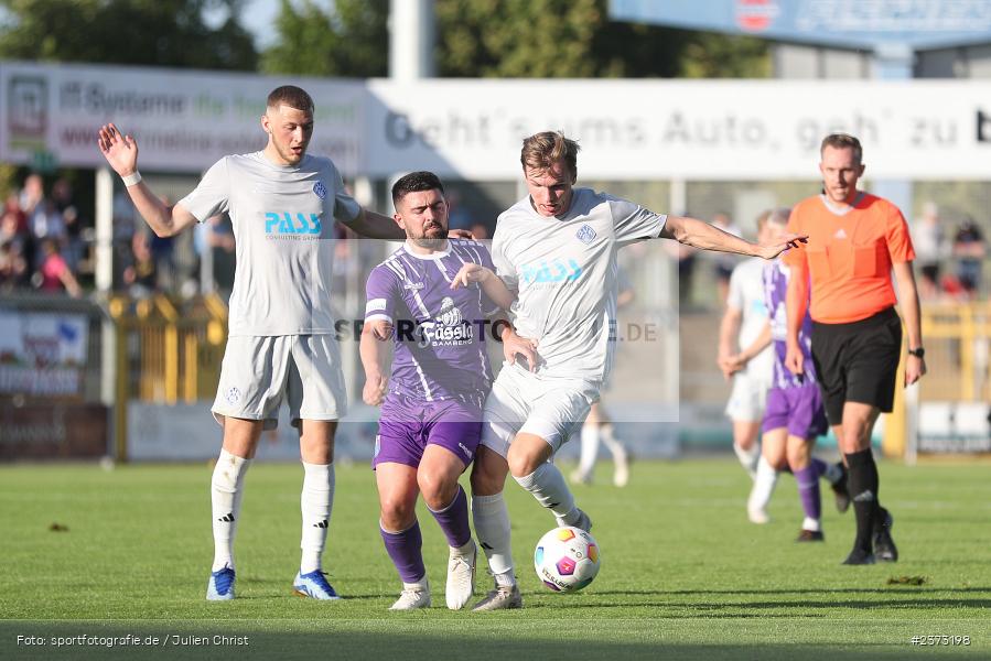 Tom Schulz, Stadion am Schönbusch, Aschaffenburg, 11.08.2023, sport, action, BFV, Fussball, Saison 2023/2024, 4. Spieltag, Regionalliga Bayern, FCE, SVA, FC Eintracht Bamberg, SV Viktoria Aschaffenburg - Bild-ID: 2373198