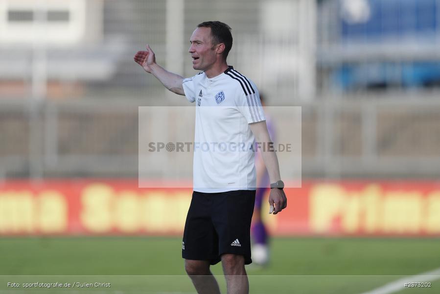 Simon Goldhammer, Stadion am Schönbusch, Aschaffenburg, 11.08.2023, sport, action, BFV, Fussball, Saison 2023/2024, 4. Spieltag, Regionalliga Bayern, FCE, SVA, FC Eintracht Bamberg, SV Viktoria Aschaffenburg - Bild-ID: 2373202