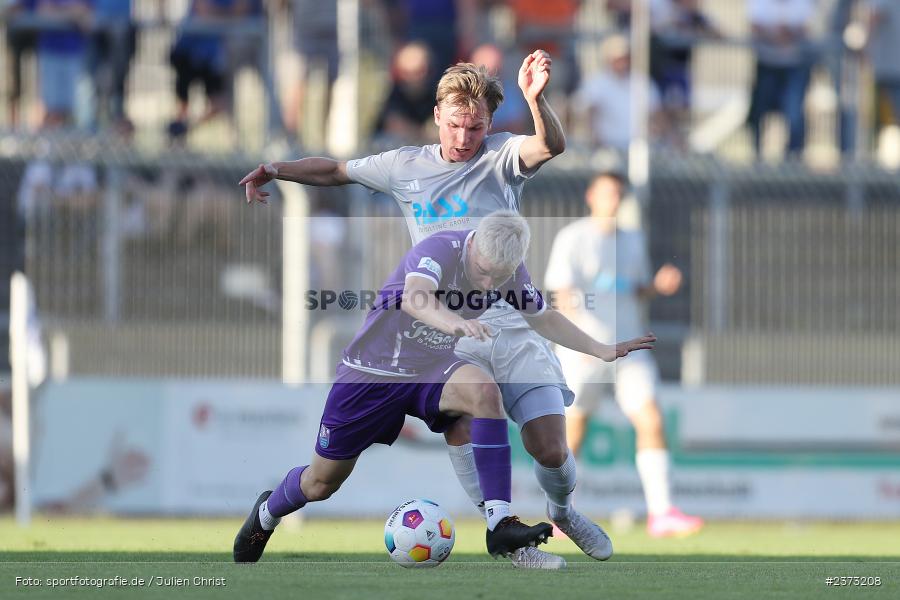 Tom Schulz, Stadion am Schönbusch, Aschaffenburg, 11.08.2023, sport, action, BFV, Fussball, Saison 2023/2024, 4. Spieltag, Regionalliga Bayern, FCE, SVA, FC Eintracht Bamberg, SV Viktoria Aschaffenburg - Bild-ID: 2373208