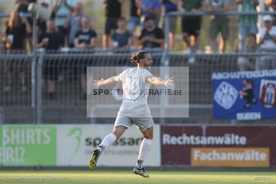 Lucas Sitter, Stadion am Schönbusch, Aschaffenburg, 11.08.2023, sport, action, BFV, Fussball, Saison 2023/2024, 4. Spieltag, Regionalliga Bayern, FCE, SVA, FC Eintracht Bamberg, SV Viktoria Aschaffenburg - Bild-ID: 2373212