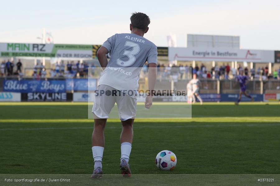 Lars Kleiner, Stadion am Schönbusch, Aschaffenburg, 11.08.2023, sport, action, BFV, Fussball, Saison 2023/2024, 4. Spieltag, Regionalliga Bayern, FCE, SVA, FC Eintracht Bamberg, SV Viktoria Aschaffenburg - Bild-ID: 2373221