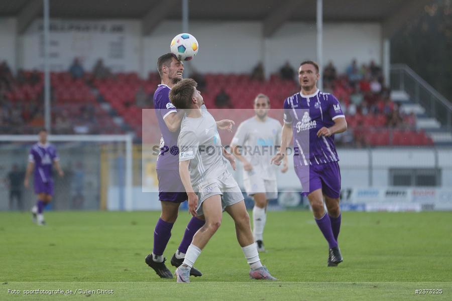 Marco Schmitt, Stadion am Schönbusch, Aschaffenburg, 11.08.2023, sport, action, BFV, Fussball, Saison 2023/2024, 4. Spieltag, Regionalliga Bayern, FCE, SVA, FC Eintracht Bamberg, SV Viktoria Aschaffenburg - Bild-ID: 2373225