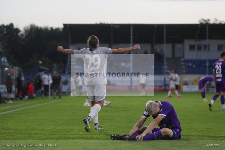 Lucas Sitter, Stadion am Schönbusch, Aschaffenburg, 11.08.2023, sport, action, BFV, Fussball, Saison 2023/2024, 4. Spieltag, Regionalliga Bayern, FCE, SVA, FC Eintracht Bamberg, SV Viktoria Aschaffenburg - Bild-ID: 2373233 Lucas Sitter, Stadion am Schönbusch, Aschaffenburg, 11.08.2023, sport, action, BFV, Fussball, Saison 2023/2024, 4. Spieltag, Regionalliga Bayern, FCE, SVA, FC Eintracht Bamberg, SV Viktoria Aschaffenburg - Bild-ID: 2373233