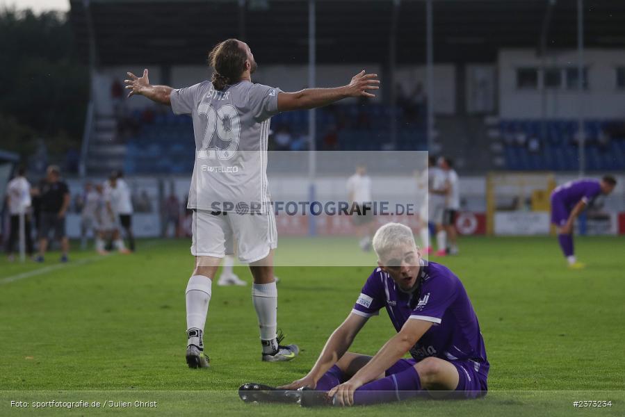 Lucas Sitter, Stadion am Schönbusch, Aschaffenburg, 11.08.2023, sport, action, BFV, Fussball, Saison 2023/2024, 4. Spieltag, Regionalliga Bayern, FCE, SVA, FC Eintracht Bamberg, SV Viktoria Aschaffenburg - Bild-ID: 2373234 Lucas Sitter, Stadion am Schönbusch, Aschaffenburg, 11.08.2023, sport, action, BFV, Fussball, Saison 2023/2024, 4. Spieltag, Regionalliga Bayern, FCE, SVA, FC Eintracht Bamberg, SV Viktoria Aschaffenburg - Bild-ID: 2373234
