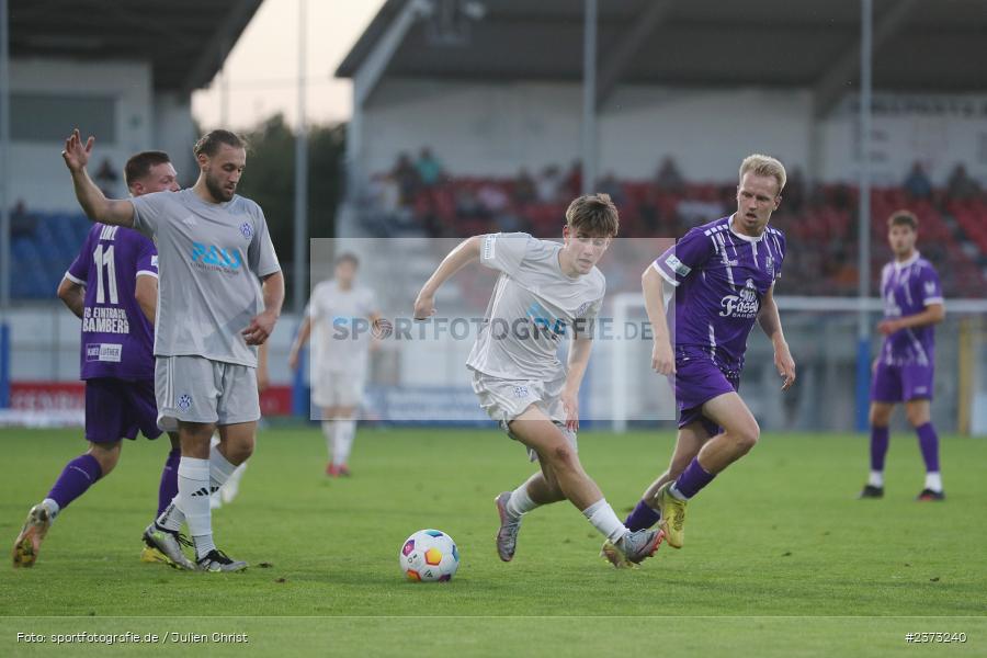 Lars Kleiner, Stadion am Schönbusch, Aschaffenburg, 11.08.2023, sport, action, BFV, Fussball, Saison 2023/2024, 4. Spieltag, Regionalliga Bayern, FCE, SVA, FC Eintracht Bamberg, SV Viktoria Aschaffenburg - Bild-ID: 2373240 Lars Kleiner, Stadion am Schönbusch, Aschaffenburg, 11.08.2023, sport, action, BFV, Fussball, Saison 2023/2024, 4. Spieltag, Regionalliga Bayern, FCE, SVA, FC Eintracht Bamberg, SV Viktoria Aschaffenburg - Bild-ID: 2373240