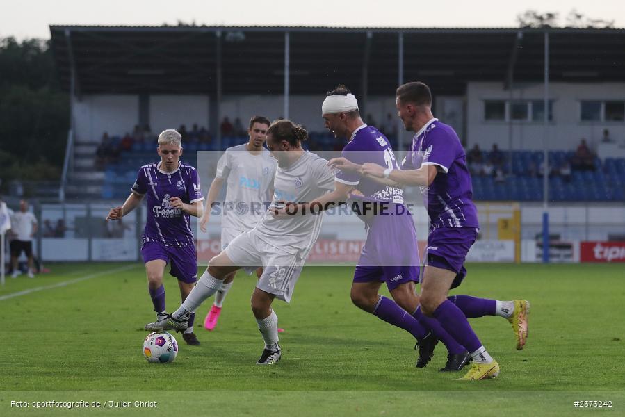 Lucas Sitter, Stadion am Schönbusch, Aschaffenburg, 11.08.2023, sport, action, BFV, Fussball, Saison 2023/2024, 4. Spieltag, Regionalliga Bayern, FCE, SVA, FC Eintracht Bamberg, SV Viktoria Aschaffenburg - Bild-ID: 2373242 Lucas Sitter, Stadion am Schönbusch, Aschaffenburg, 11.08.2023, sport, action, BFV, Fussball, Saison 2023/2024, 4. Spieltag, Regionalliga Bayern, FCE, SVA, FC Eintracht Bamberg, SV Viktoria Aschaffenburg - Bild-ID: 2373242