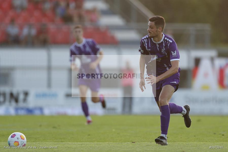 Marco Schmitt, Stadion am Schönbusch, Aschaffenburg, 11.08.2023, sport, action, BFV, Fussball, Saison 2023/2024, 4. Spieltag, Regionalliga Bayern, FCE, SVA, FC Eintracht Bamberg, SV Viktoria Aschaffenburg - Bild-ID: 2373247
