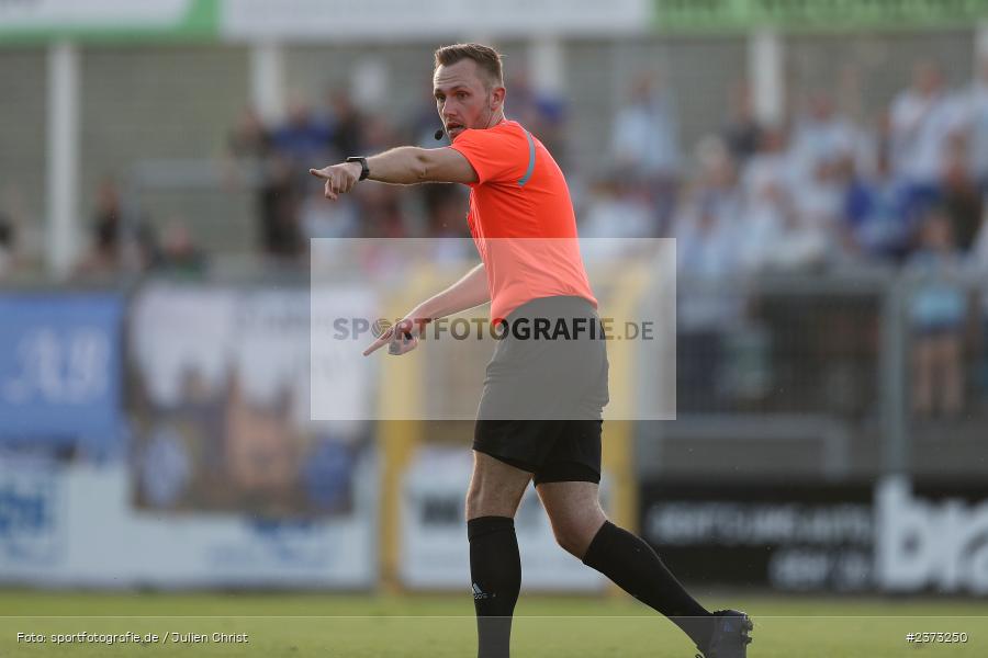 Patrick Krettek, Stadion am Schönbusch, Aschaffenburg, 11.08.2023, sport, action, BFV, Fussball, Saison 2023/2024, 4. Spieltag, Regionalliga Bayern, FCE, SVA, FC Eintracht Bamberg, SV Viktoria Aschaffenburg - Bild-ID: 2373250 Patrick Krettek, Stadion am Schönbusch, Aschaffenburg, 11.08.2023, sport, action, BFV, Fussball, Saison 2023/2024, 4. Spieltag, Regionalliga Bayern, FCE, SVA, FC Eintracht Bamberg, SV Viktoria Aschaffenburg - Bild-ID: 2373250