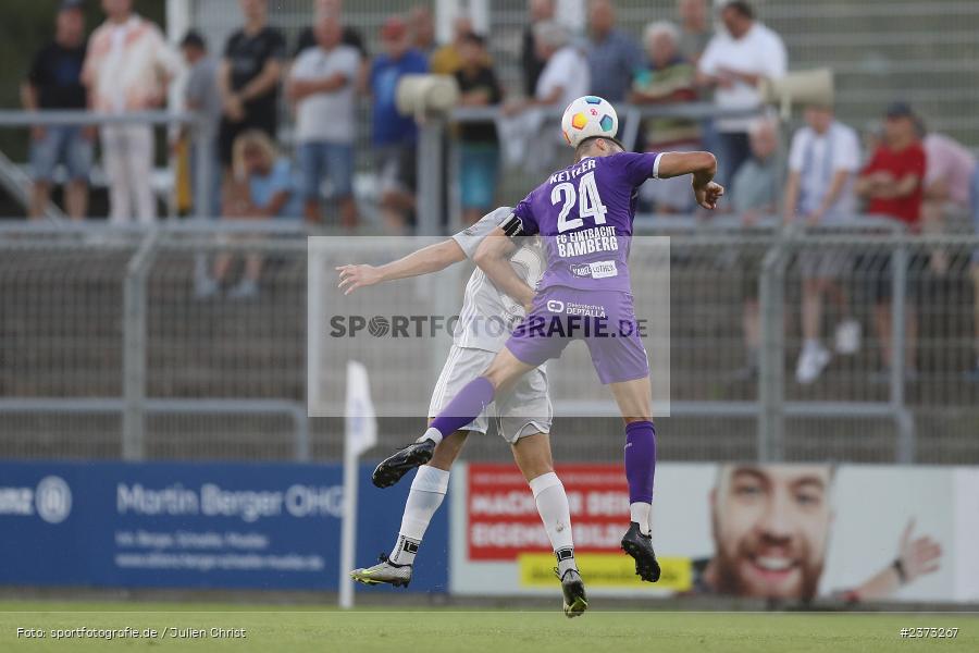 Christopher Kettler, Stadion am Schönbusch, Aschaffenburg, 11.08.2023, sport, action, BFV, Fussball, Saison 2023/2024, 4. Spieltag, Regionalliga Bayern, FCE, SVA, FC Eintracht Bamberg, SV Viktoria Aschaffenburg - Bild-ID: 2373267 Christopher Kettler, Stadion am Schönbusch, Aschaffenburg, 11.08.2023, sport, action, BFV, Fussball, Saison 2023/2024, 4. Spieltag, Regionalliga Bayern, FCE, SVA, FC Eintracht Bamberg, SV Viktoria Aschaffenburg - Bild-ID: 2373267