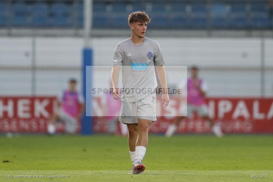 Lars Kleiner, Stadion am Schönbusch, Aschaffenburg, 11.08.2023, sport, action, BFV, Fussball, Saison 2023/2024, 4. Spieltag, Regionalliga Bayern, FCE, SVA, FC Eintracht Bamberg, SV Viktoria Aschaffenburg - Bild-ID: 2373276