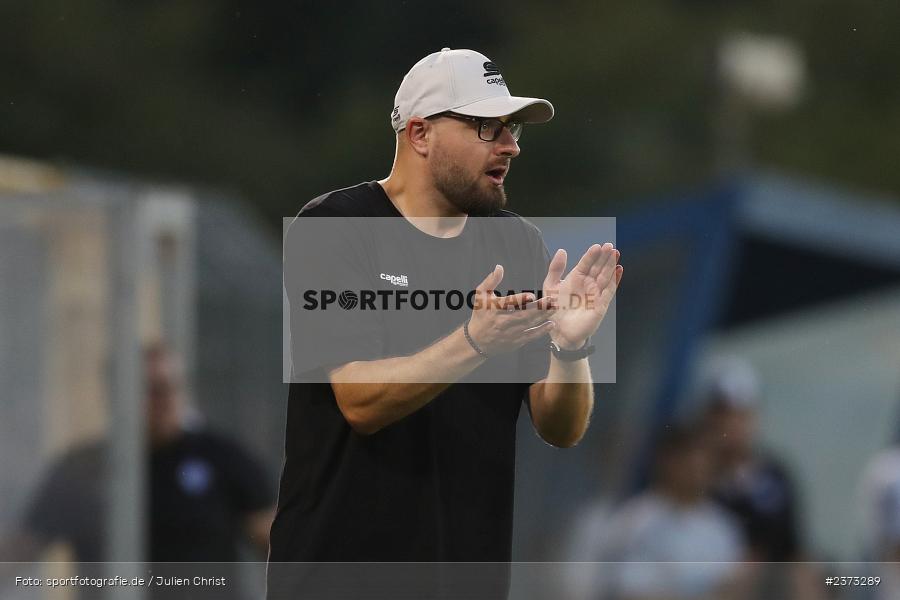 Jan Gernlein, Stadion am Schönbusch, Aschaffenburg, 11.08.2023, sport, action, BFV, Fussball, Saison 2023/2024, 4. Spieltag, Regionalliga Bayern, FCE, SVA, FC Eintracht Bamberg, SV Viktoria Aschaffenburg - Bild-ID: 2373289