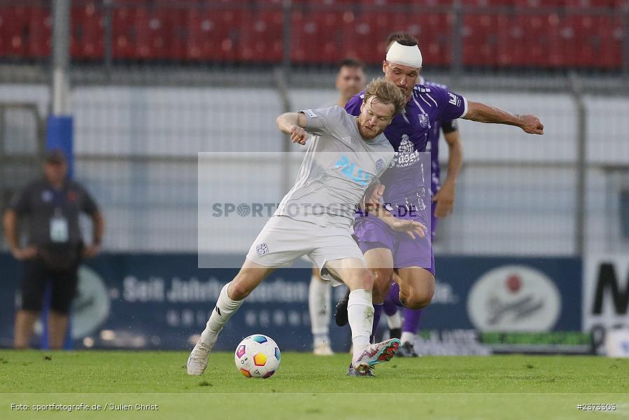 Roberto Desch, Stadion am Schönbusch, Aschaffenburg, 11.08.2023, sport, action, BFV, Fussball, Saison 2023/2024, 4. Spieltag, Regionalliga Bayern, FCE, SVA, FC Eintracht Bamberg, SV Viktoria Aschaffenburg - Bild-ID: 2373303