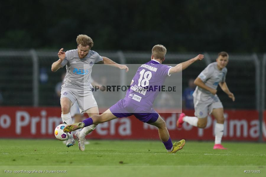 Roberto Desch, Stadion am Schönbusch, Aschaffenburg, 11.08.2023, sport, action, BFV, Fussball, Saison 2023/2024, 4. Spieltag, Regionalliga Bayern, FCE, SVA, FC Eintracht Bamberg, SV Viktoria Aschaffenburg - Bild-ID: 2373305