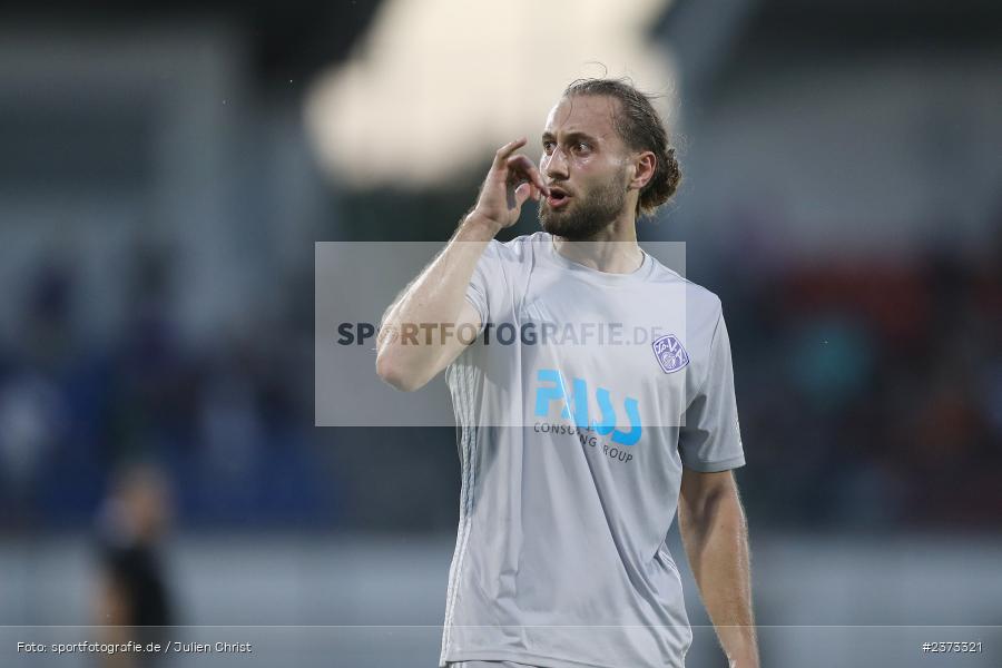 Lucas Sitter, Stadion am Schönbusch, Aschaffenburg, 11.08.2023, sport, action, BFV, Fussball, Saison 2023/2024, 4. Spieltag, Regionalliga Bayern, FCE, SVA, FC Eintracht Bamberg, SV Viktoria Aschaffenburg - Bild-ID: 2373321
