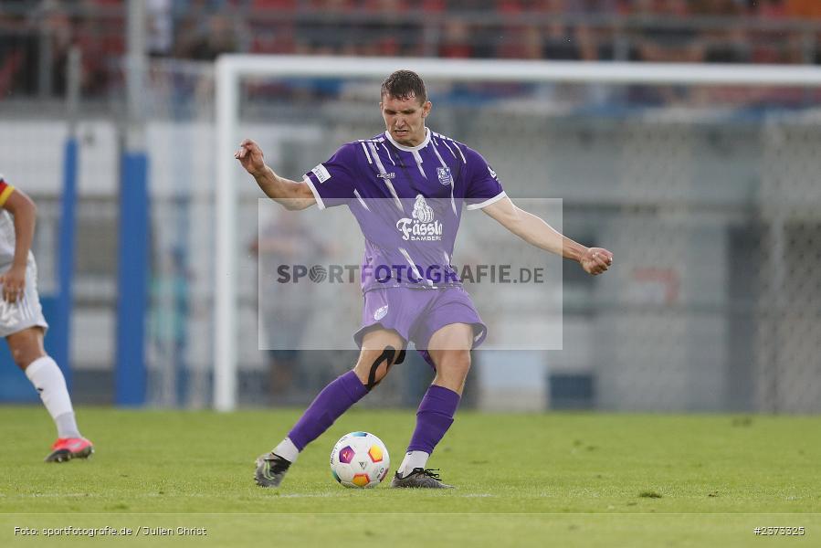 Patrick Görtler, Stadion am Schönbusch, Aschaffenburg, 11.08.2023, sport, action, BFV, Fussball, Saison 2023/2024, 4. Spieltag, Regionalliga Bayern, FCE, SVA, FC Eintracht Bamberg, SV Viktoria Aschaffenburg - Bild-ID: 2373325