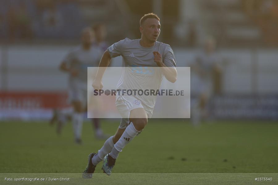 Alexandru Paraschiv, Stadion am Schönbusch, Aschaffenburg, 11.08.2023, sport, action, BFV, Fussball, Saison 2023/2024, 4. Spieltag, Regionalliga Bayern, FCE, SVA, FC Eintracht Bamberg, SV Viktoria Aschaffenburg - Bild-ID: 2373340
