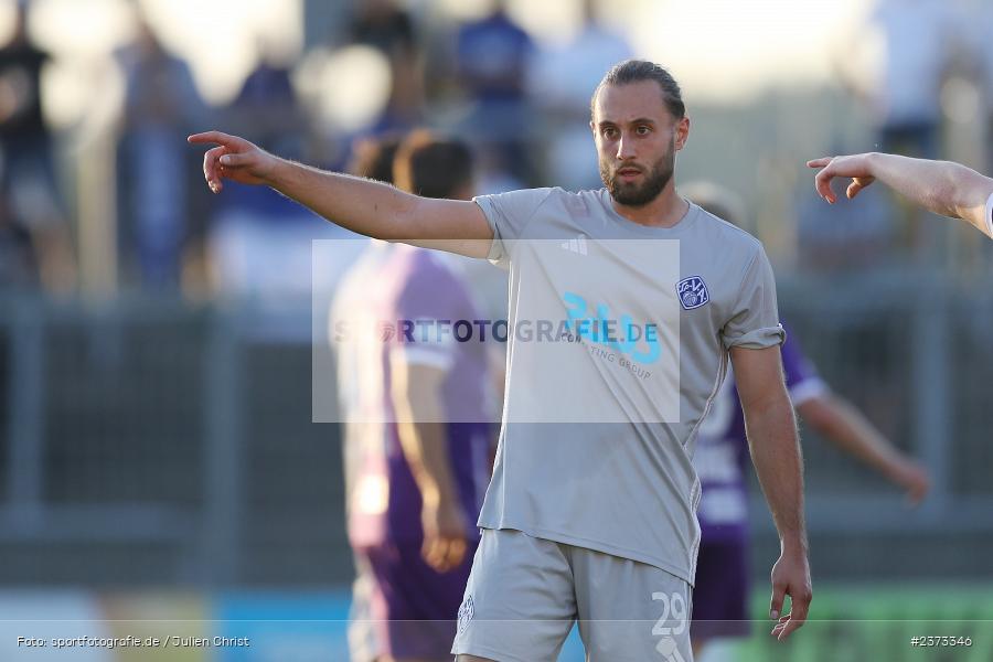 Lucas Sitter, Stadion am Schönbusch, Aschaffenburg, 11.08.2023, sport, action, BFV, Fussball, Saison 2023/2024, 4. Spieltag, Regionalliga Bayern, FCE, SVA, FC Eintracht Bamberg, SV Viktoria Aschaffenburg - Bild-ID: 2373346 Lucas Sitter, Stadion am Schönbusch, Aschaffenburg, 11.08.2023, sport, action, BFV, Fussball, Saison 2023/2024, 4. Spieltag, Regionalliga Bayern, FCE, SVA, FC Eintracht Bamberg, SV Viktoria Aschaffenburg - Bild-ID: 2373346