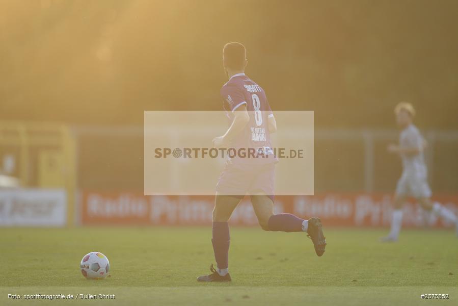 Marco Schmitt, Stadion am Schönbusch, Aschaffenburg, 11.08.2023, sport, action, BFV, Fussball, Saison 2023/2024, 4. Spieltag, Regionalliga Bayern, FCE, SVA, FC Eintracht Bamberg, SV Viktoria Aschaffenburg - Bild-ID: 2373352