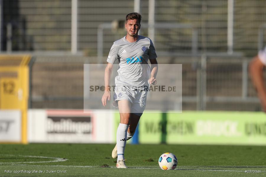 Luca Dähn, Stadion am Schönbusch, Aschaffenburg, 11.08.2023, sport, action, BFV, Fussball, Saison 2023/2024, 4. Spieltag, Regionalliga Bayern, FCE, SVA, FC Eintracht Bamberg, SV Viktoria Aschaffenburg - Bild-ID: 2373361