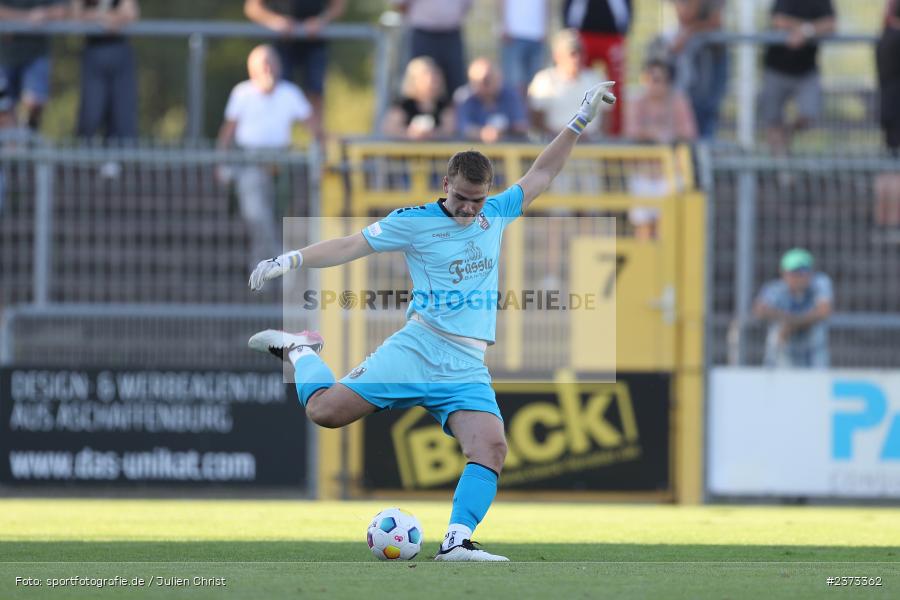 Ben Olschewski, Stadion am Schönbusch, Aschaffenburg, 11.08.2023, sport, action, BFV, Fussball, Saison 2023/2024, 4. Spieltag, Regionalliga Bayern, FCE, SVA, FC Eintracht Bamberg, SV Viktoria Aschaffenburg - Bild-ID: 2373362