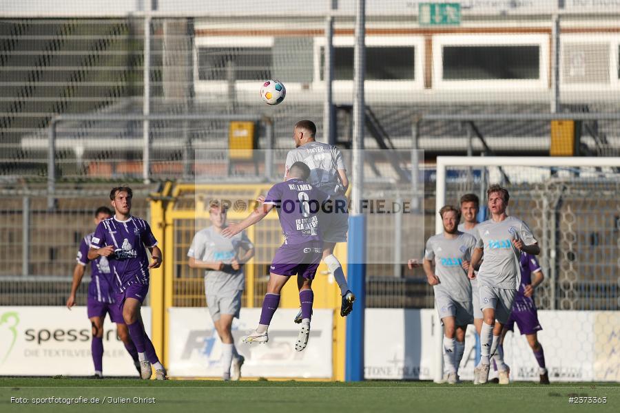Niklas Meyer, Stadion am Schönbusch, Aschaffenburg, 11.08.2023, sport, action, BFV, Fussball, Saison 2023/2024, 4. Spieltag, Regionalliga Bayern, FCE, SVA, FC Eintracht Bamberg, SV Viktoria Aschaffenburg - Bild-ID: 2373363