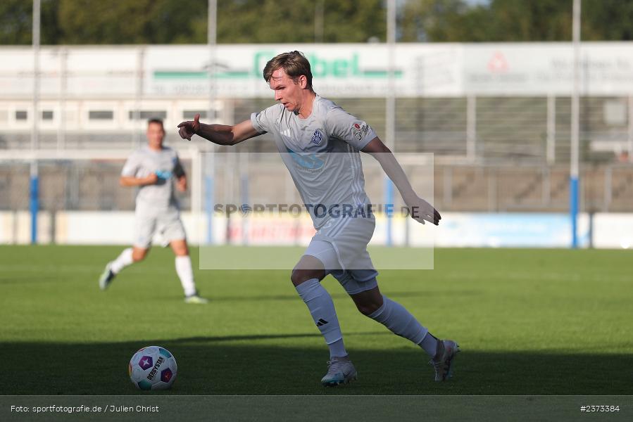 Tom Schulz, Stadion am Schönbusch, Aschaffenburg, 11.08.2023, sport, action, BFV, Fussball, Saison 2023/2024, 4. Spieltag, Regionalliga Bayern, FCE, SVA, FC Eintracht Bamberg, SV Viktoria Aschaffenburg - Bild-ID: 2373384