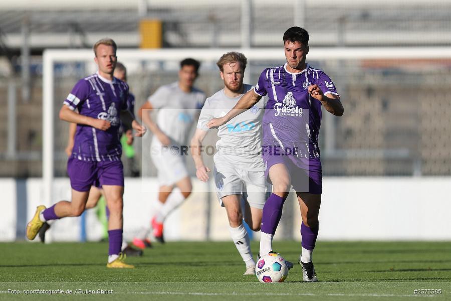 Luca Ljevsic, Stadion am Schönbusch, Aschaffenburg, 11.08.2023, sport, action, BFV, Fussball, Saison 2023/2024, 4. Spieltag, Regionalliga Bayern, FCE, SVA, FC Eintracht Bamberg, SV Viktoria Aschaffenburg - Bild-ID: 2373385