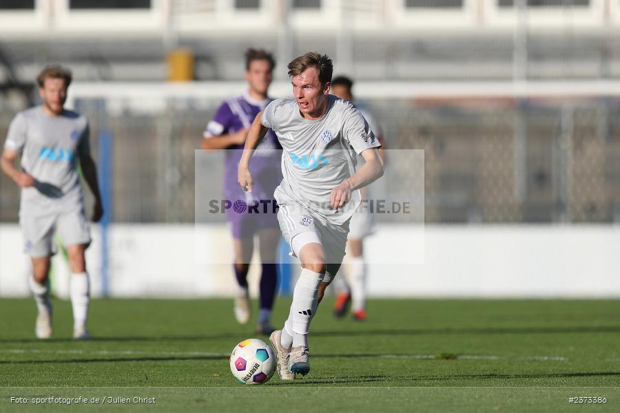 Tom Schulz, Stadion am Schönbusch, Aschaffenburg, 11.08.2023, sport, action, BFV, Fussball, Saison 2023/2024, 4. Spieltag, Regionalliga Bayern, FCE, SVA, FC Eintracht Bamberg, SV Viktoria Aschaffenburg - Bild-ID: 2373386