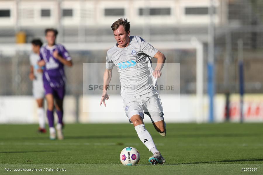 Tom Schulz, Stadion am Schönbusch, Aschaffenburg, 11.08.2023, sport, action, BFV, Fussball, Saison 2023/2024, 4. Spieltag, Regionalliga Bayern, FCE, SVA, FC Eintracht Bamberg, SV Viktoria Aschaffenburg - Bild-ID: 2373387