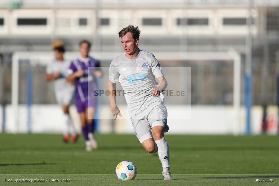 Tom Schulz, Stadion am Schönbusch, Aschaffenburg, 11.08.2023, sport, action, BFV, Fussball, Saison 2023/2024, 4. Spieltag, Regionalliga Bayern, FCE, SVA, FC Eintracht Bamberg, SV Viktoria Aschaffenburg - Bild-ID: 2373388
