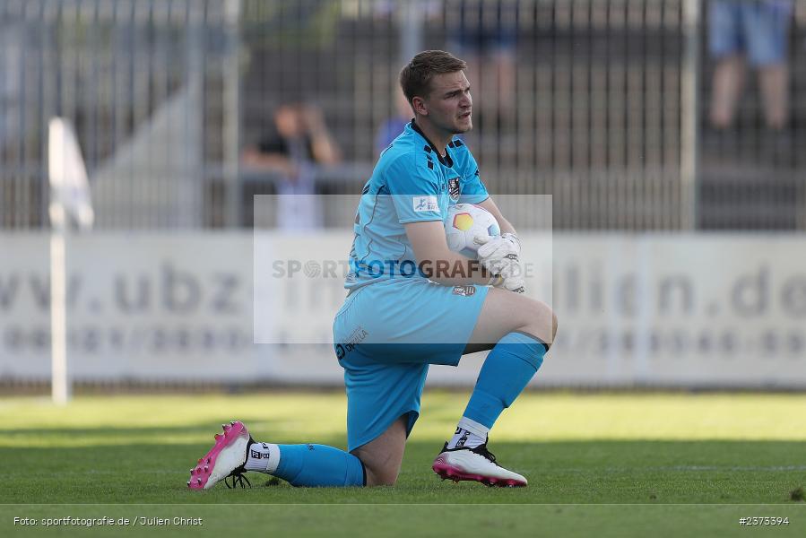 Ben Olschewski, Stadion am Schönbusch, Aschaffenburg, 11.08.2023, sport, action, BFV, Fussball, Saison 2023/2024, 4. Spieltag, Regionalliga Bayern, FCE, SVA, FC Eintracht Bamberg, SV Viktoria Aschaffenburg - Bild-ID: 2373394