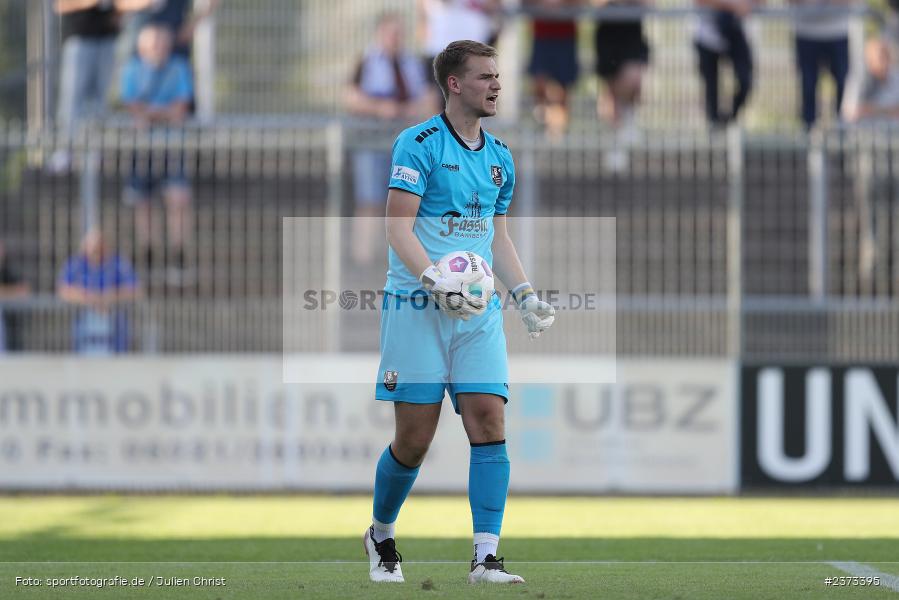 Ben Olschewski, Stadion am Schönbusch, Aschaffenburg, 11.08.2023, sport, action, BFV, Fussball, Saison 2023/2024, 4. Spieltag, Regionalliga Bayern, FCE, SVA, FC Eintracht Bamberg, SV Viktoria Aschaffenburg - Bild-ID: 2373395