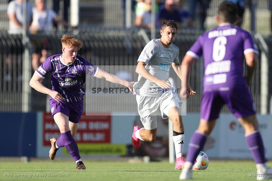Veit Klement, Stadion am Schönbusch, Aschaffenburg, 11.08.2023, sport, action, BFV, Fussball, Saison 2023/2024, 4. Spieltag, Regionalliga Bayern, FCE, SVA, FC Eintracht Bamberg, SV Viktoria Aschaffenburg - Bild-ID: 2373396
