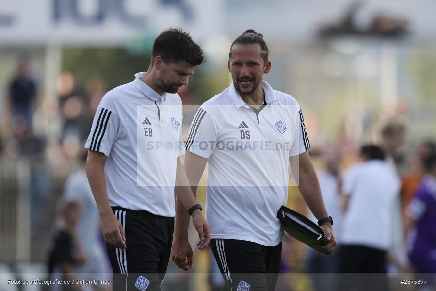 Daniel Soldevilla, Stadion am Schönbusch, Aschaffenburg, 11.08.2023, sport, action, BFV, Fussball, Saison 2023/2024, 4. Spieltag, Regionalliga Bayern, FCE, SVA, FC Eintracht Bamberg, SV Viktoria Aschaffenburg - Bild-ID: 2373397