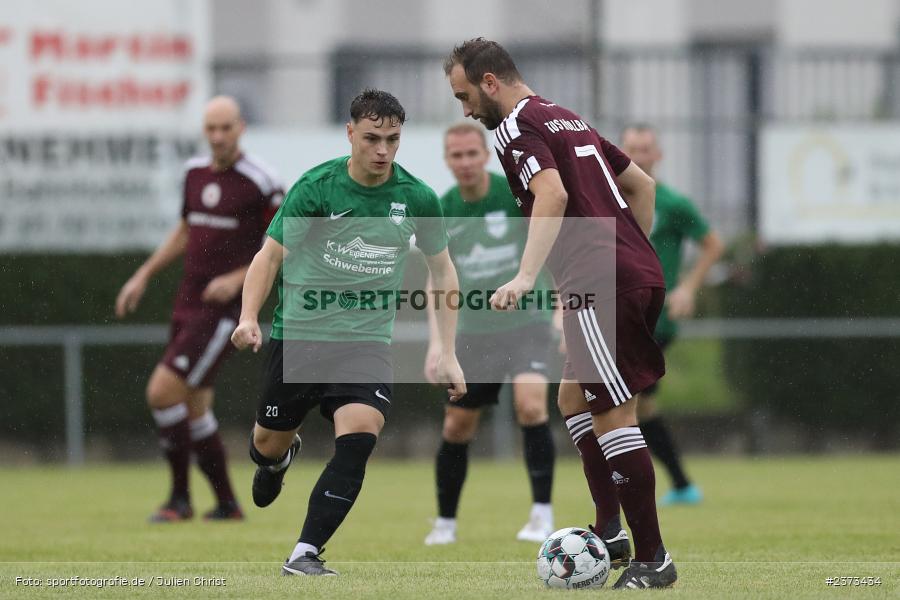 Mario Ackermann, Sportgelände, Schwebenried, 12.08.2023, sport, action, BFV, Fussball, Saison 2023/2024, 6. Spieltag, Landesliga Nordwest, DJK TUS, TuS Röllbach, DJK Schwebenried/Schwemmelsbach - Bild-ID: 2373434